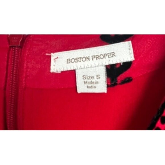 Boston Proper 3/4 Bell Sleeve Velvet Burnout Blouse Ties Back Small Whimsigoth - Picture 10 of 16